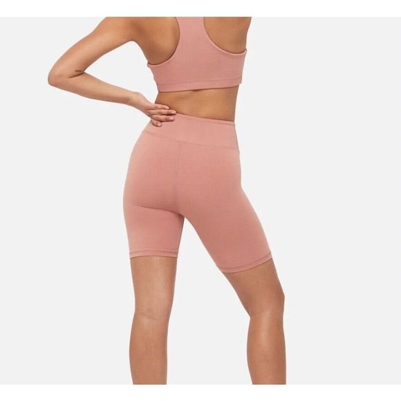 ‼️NWOT: MATE The Label Shorts Womens Large Bike Terracotta Stretch Organic - Picture 6 of 9